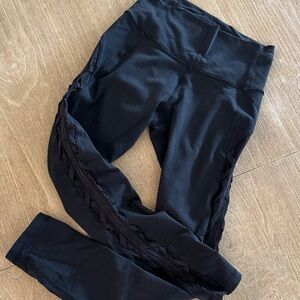Lululemon Black mesh leggings